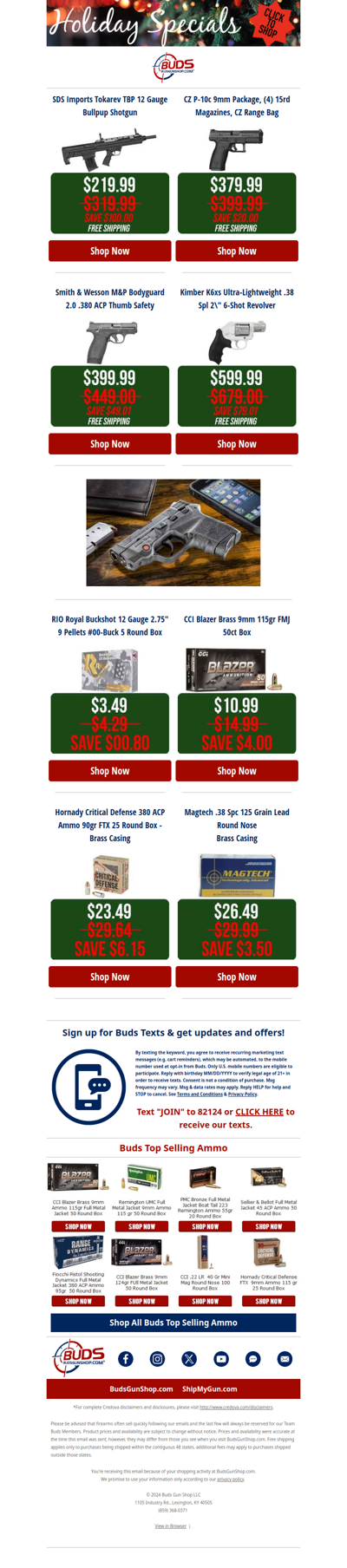 🎁Huge Holiday Savings on Hornady, SDS, Kimber and More!🤑