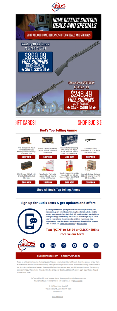 🛡️Home Defense Shotgun Deals & Specials!🛡️