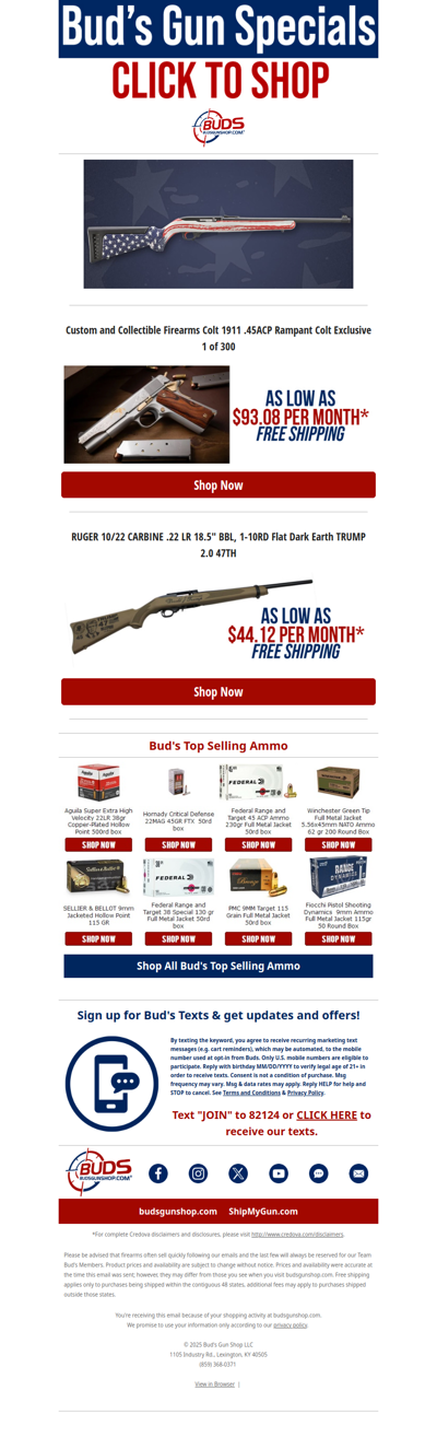 💎Custom & Collectible Colt 1911, Ruger 10/22 Trump 47th and More Deals!✨