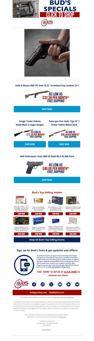 ⚠️Save on Puma Lynx, S&W S&P FPC, Stoeger Condor Outback and More!🚨