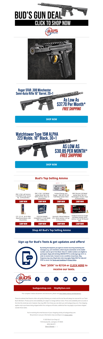 🛑Huge Discounts on Ruger and Watchtower⚠️