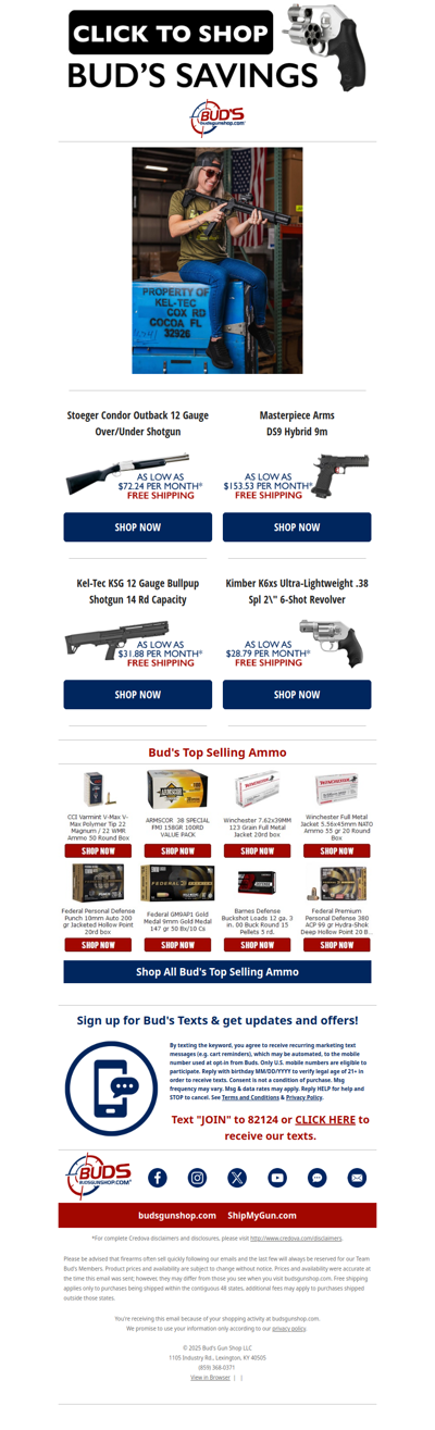 🤑Super Savings on Stoeger, Kel-Tec, Kimber and More!🎯