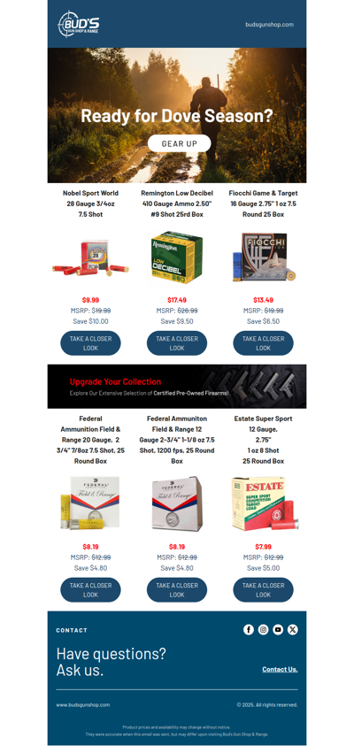 Dove Season Starts Here