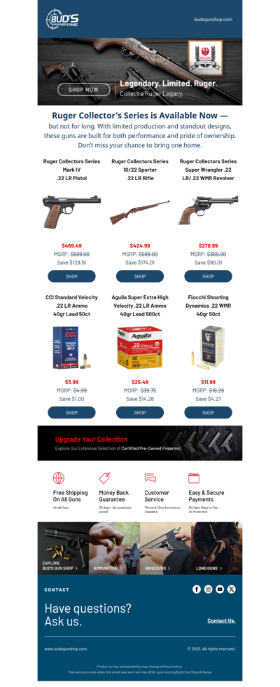 Ruger Collector's Series: Built to Stand Out