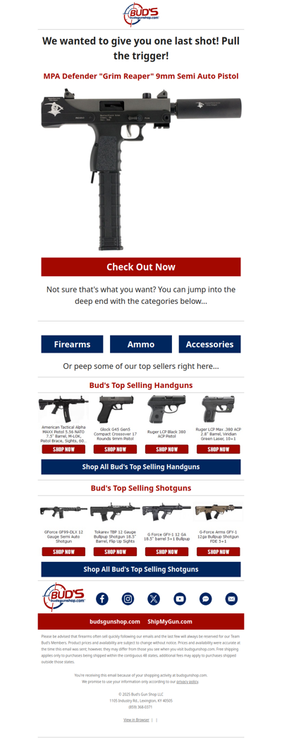 Last Chance! Get it before it's gone! 🛒