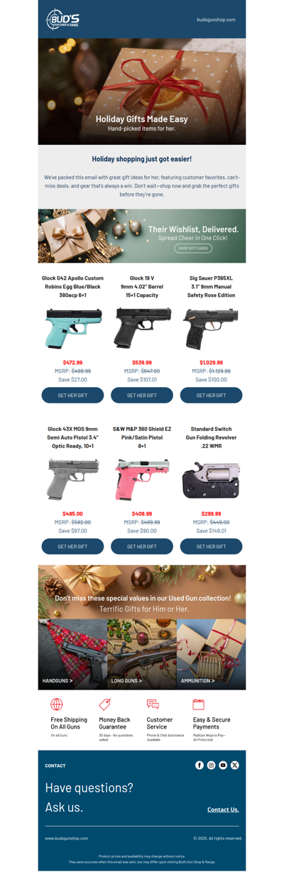 Warm Wishes and Hot Deals for Her