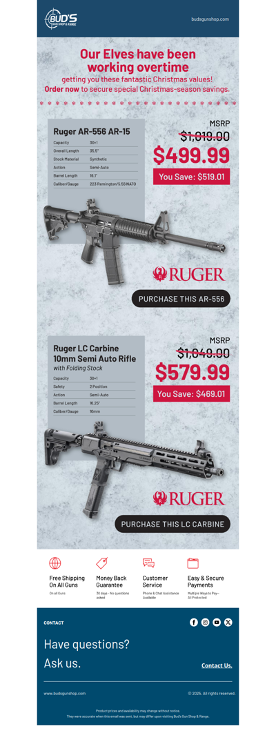 Christmas Came Early with Ruger!