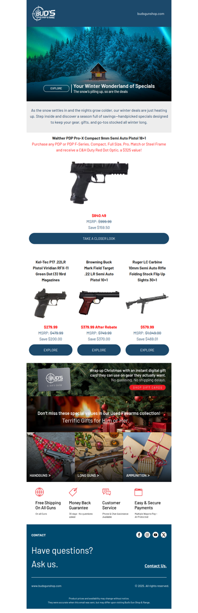 A Flurry of Specials