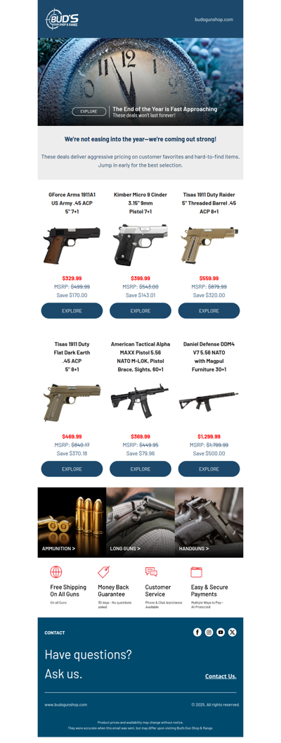 Time is Running Out!