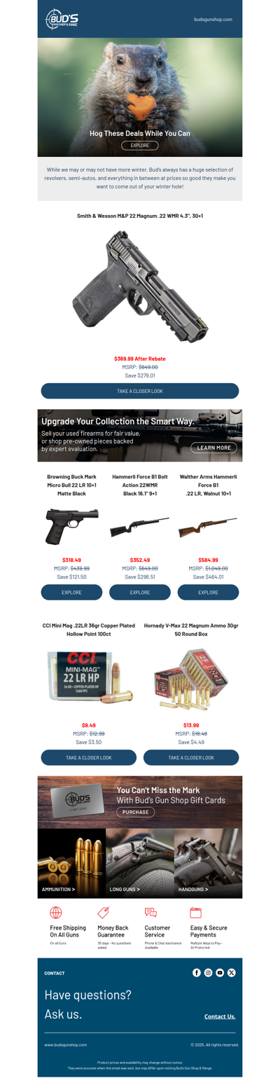 Deals So Good The Groundhog Came Out To See Them