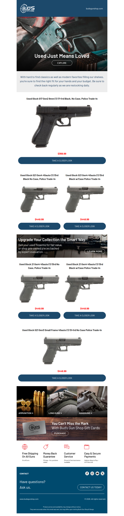 Used Firearms You Want