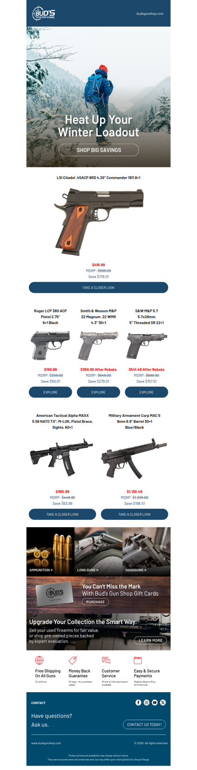 Winter Savings Up To 35%