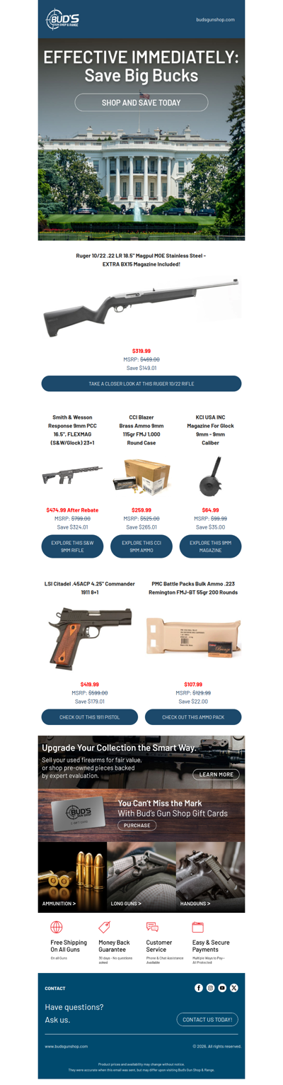 The Commander in Savings Has Spoken