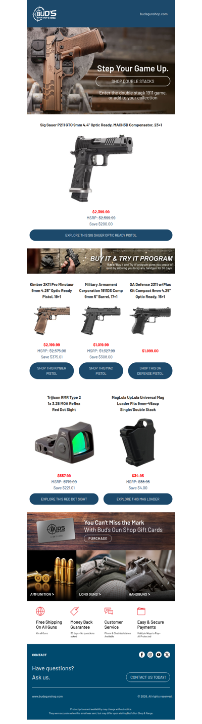 Double Stack 1911's for Every Budget