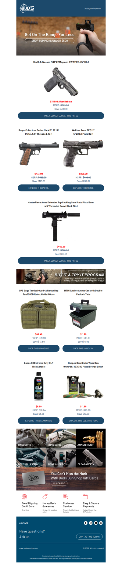 Top Picks Under $500