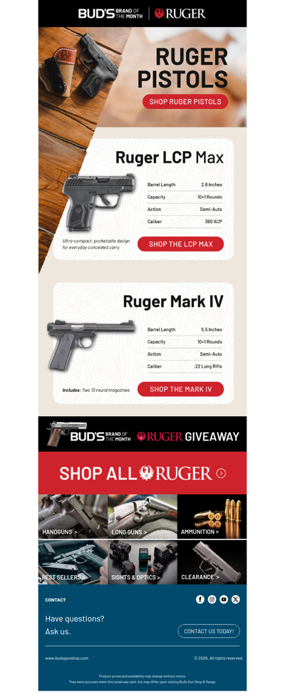 Carry Ruger This March