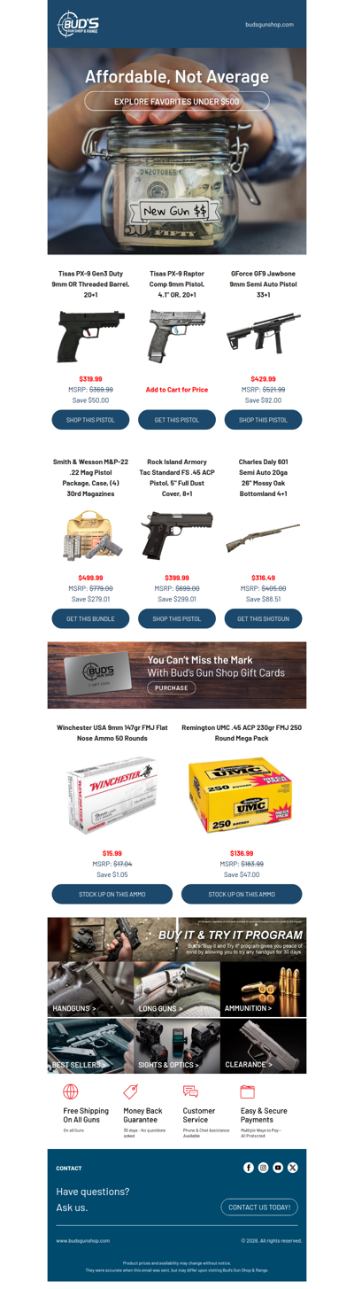 Your Favorites Under $500