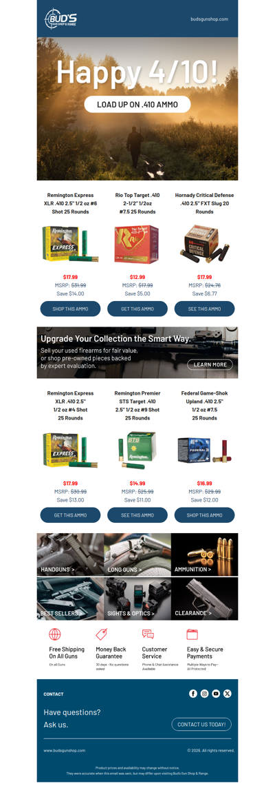 .410 on 4/10? That's A Big 10-4!