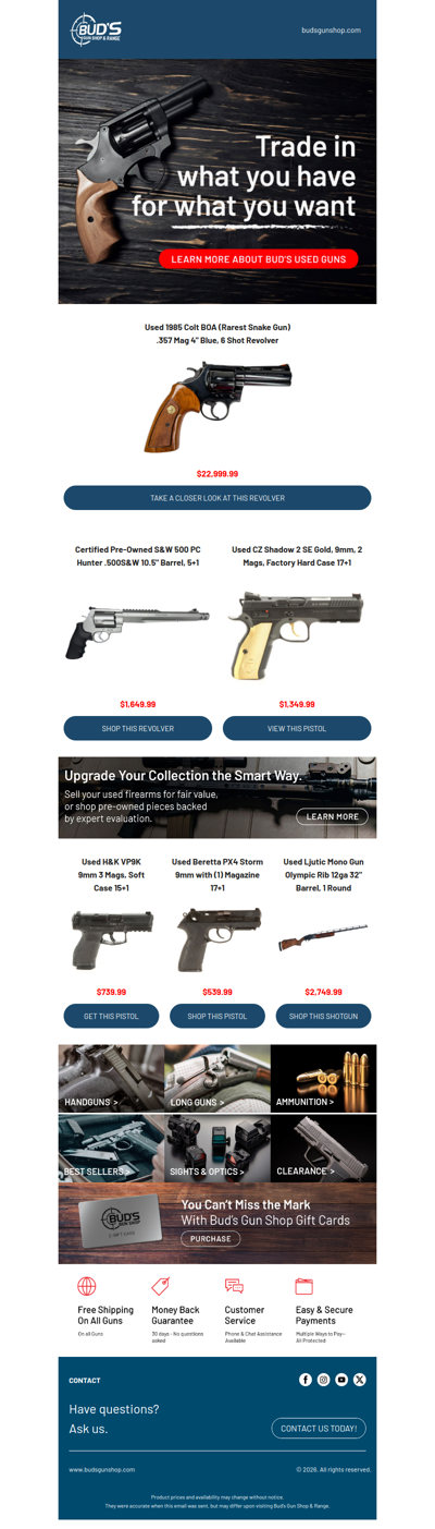 Sell It. Trade It. Upgrade It. Your Move.