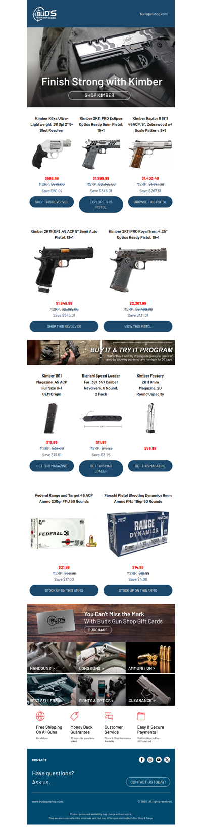 Kimber Wraps Up April's Brand Of The Month