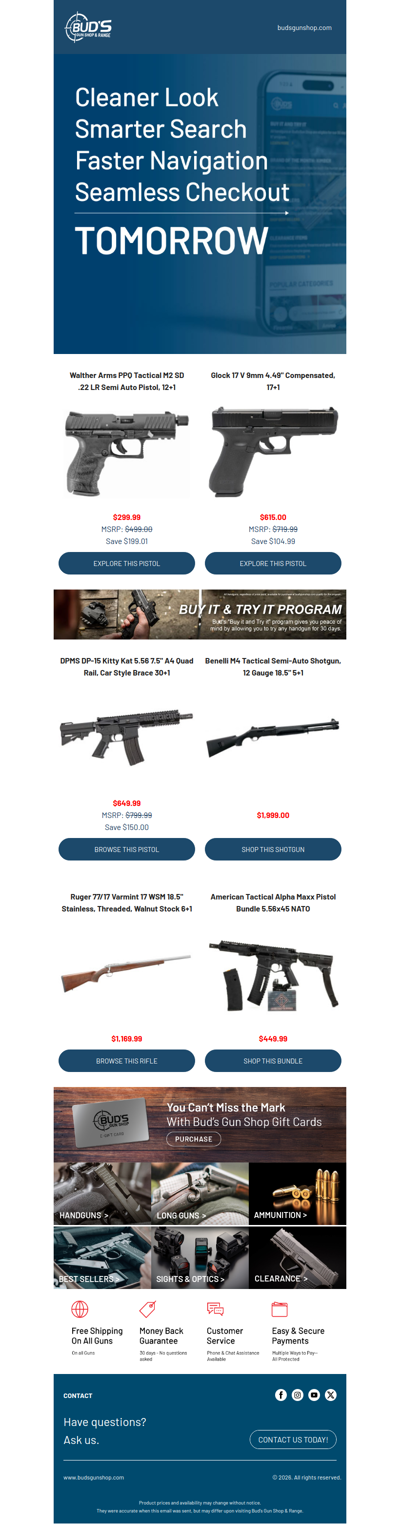 Tomorrow We're Improving the Buds Experience