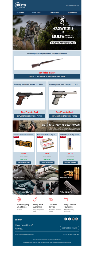 Dialed In: Browning .22s Ready to Ship