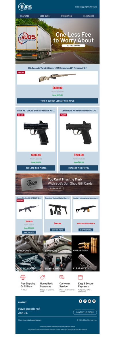 Bud's Ships All Guns FREE