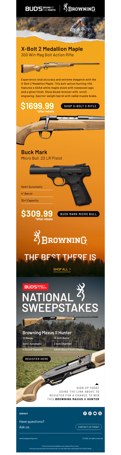 Browning Wraps Up May With These Classic Firearms