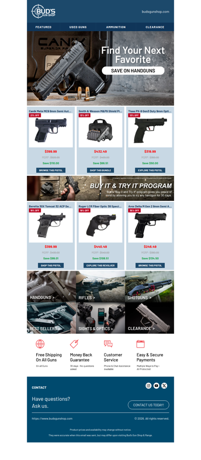 Handgun Deals Just For You