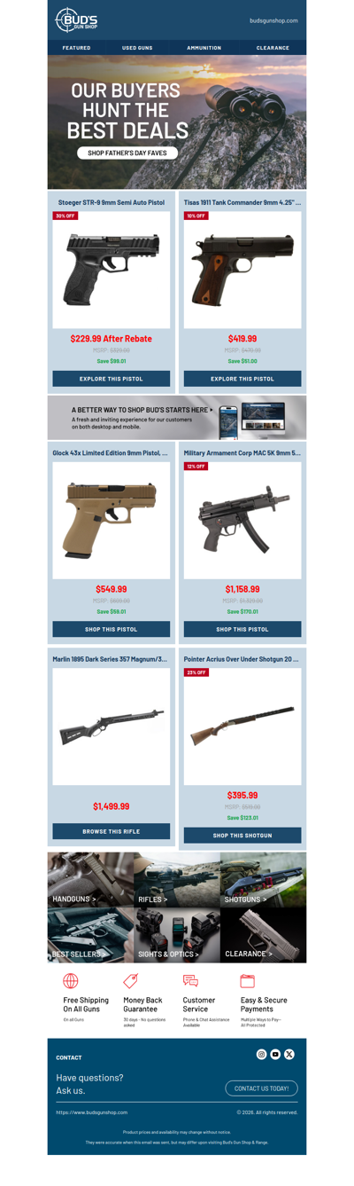 Deals For Dad. Savings For You.