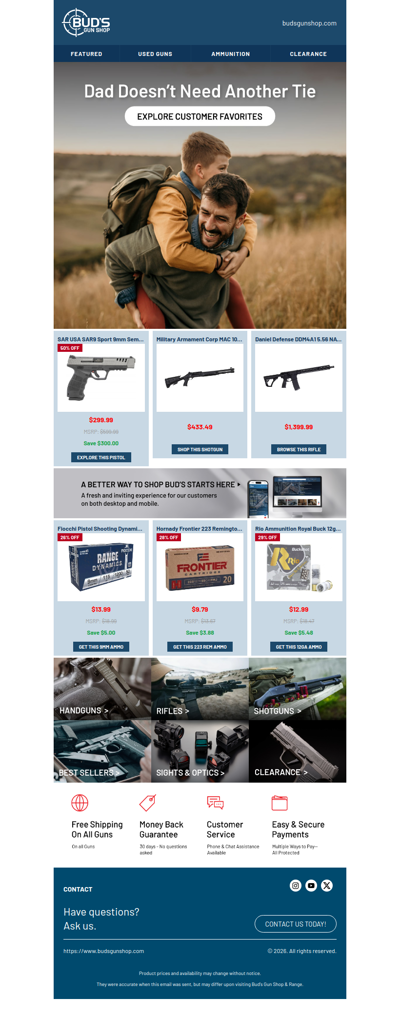 Dad Approved Savings Inside