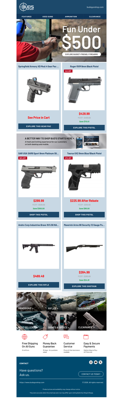 Big Fun Under $500