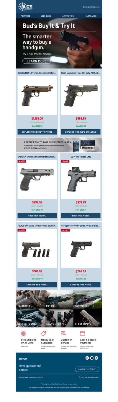Thinking About A New Handgun?