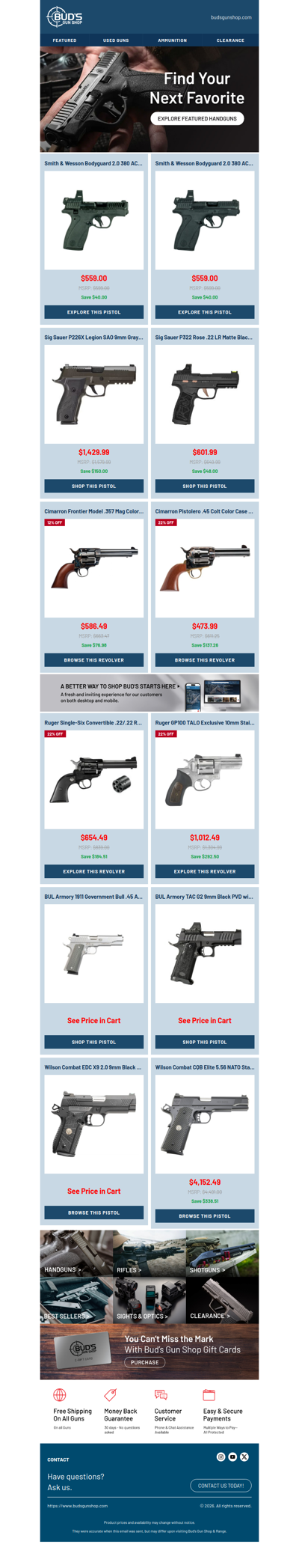 Explore Standout Handguns