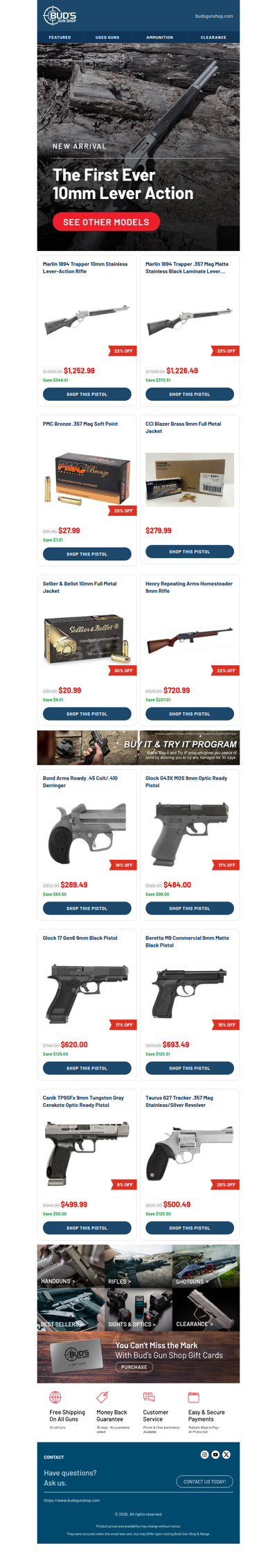 Trappers Just Landed: 10mm, .44, .357