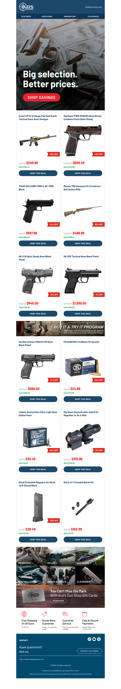 Don’t Miss These Bud’s Specials