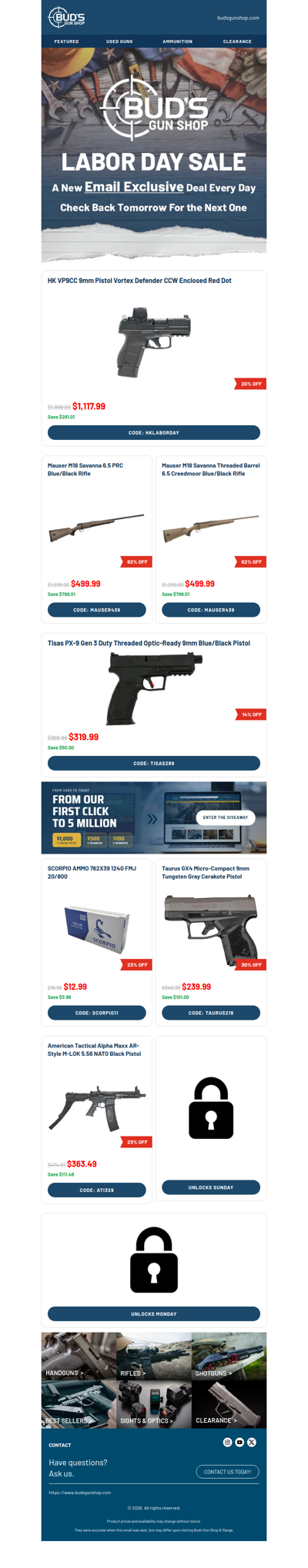 UNLOCKED: 5.56 Pistol Under $330