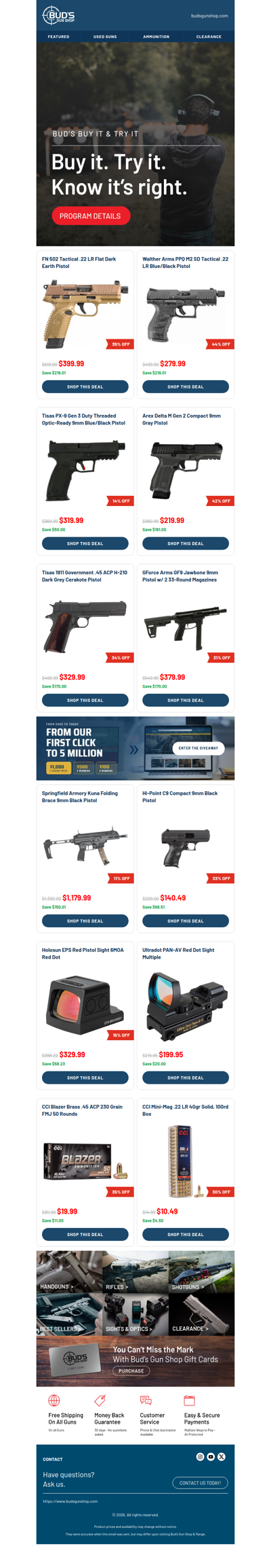 Eight Pistols You Can Try First