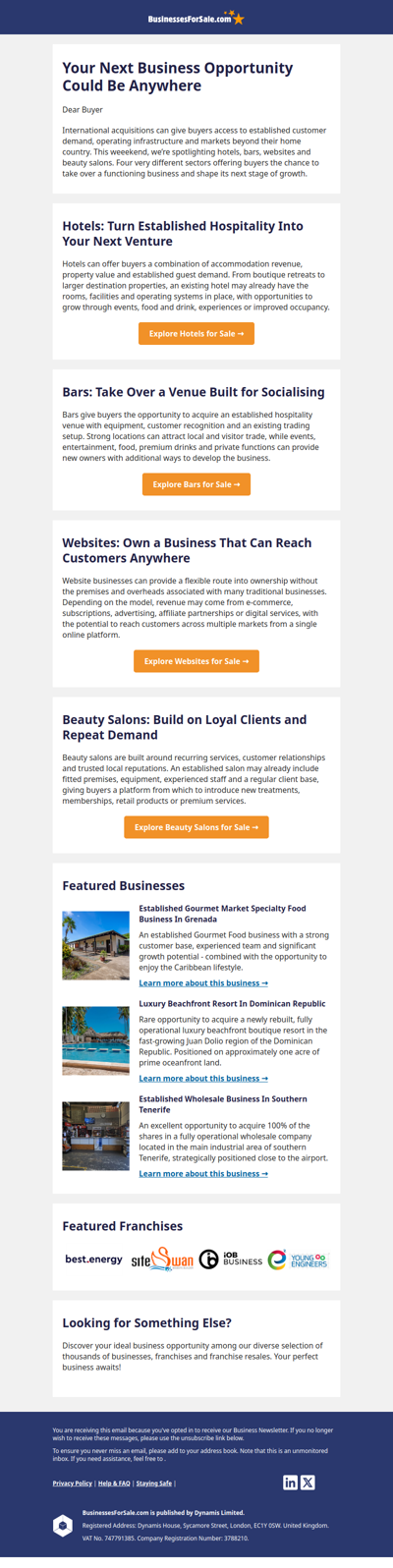 Your Next Business Opportunity Could Be Anywhere