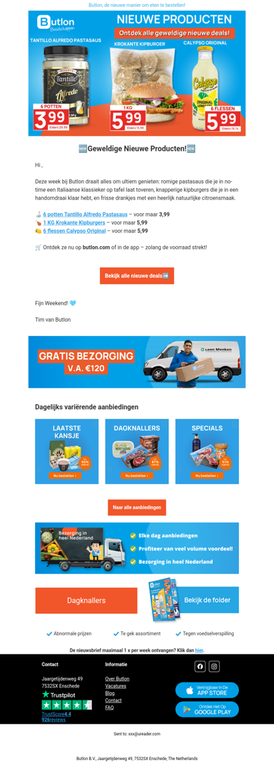 Nieuwe producten die de deur uitvliegen!✈️