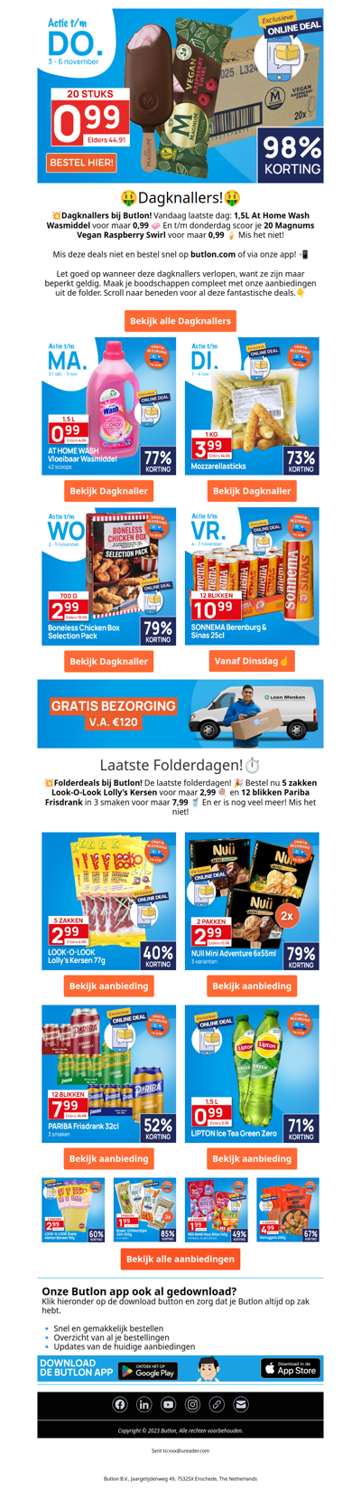 20 Magnums voor nog geen euro!🍧