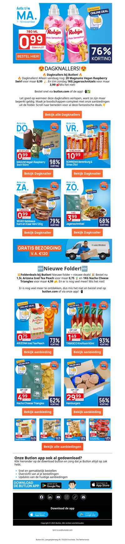 780ml Robijn Wasverzachter voor maar 0,99!😍