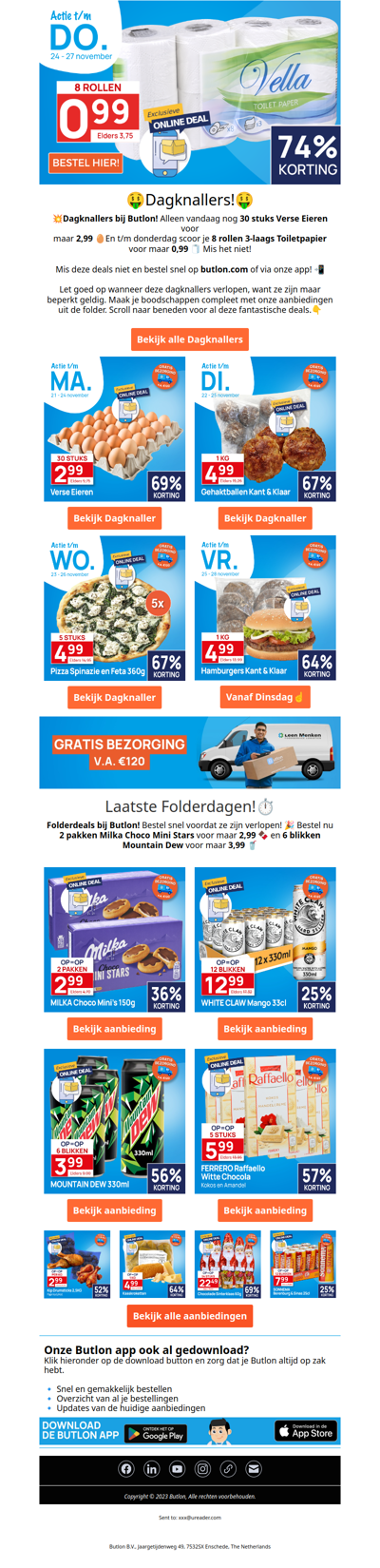 8 rollen Toiletpapier voor maar 0,99🧻