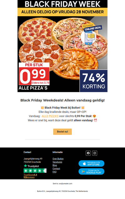 Black Friday Week bij Butlon!🖤🩵