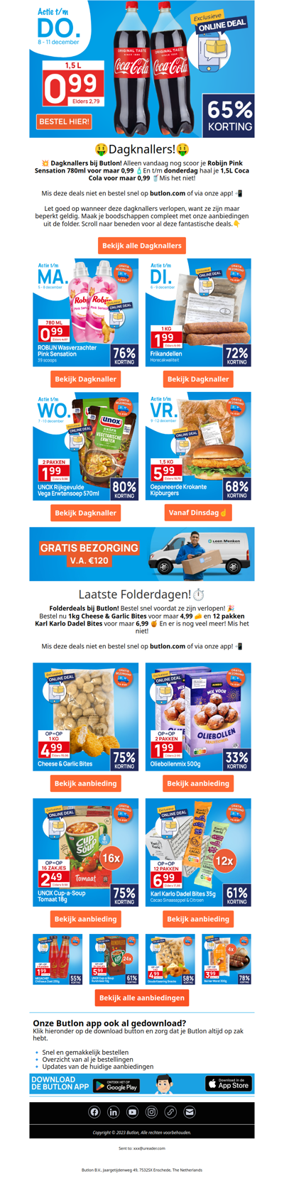 1,5L Coca-cola voor maar 0,99🥤