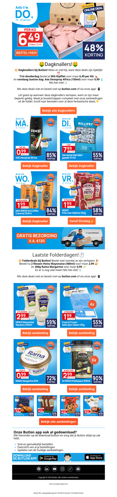 Kipfilet voor maar 6,49 per KG!😲