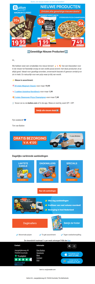 Hey , we hebben weer geweldige nieuwe producten!🆕