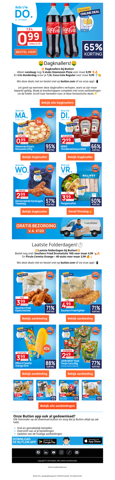 1,5L Coca-cola voor maar 0,99🥤