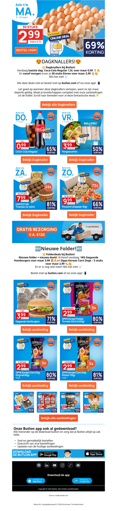 30 Stuks verse eieren voor maar 2,99🥚