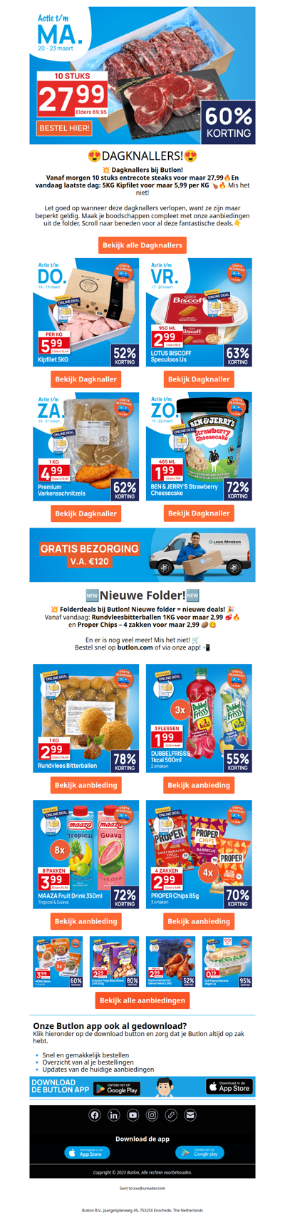 10 stuks Entrecôte voor maar 27,99🥩